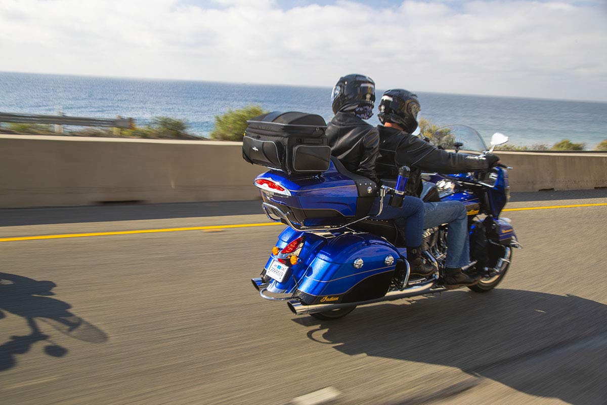 Nelson Rigg NR-300 Route 1 Traveler Tour Trunk Bag - Waterproof Motorcycle Luggage for Harley Davidson Ultra, Indian Roadmaster & Honda Gold Wing - Perfect for Long-Distance Rides & Road Trips