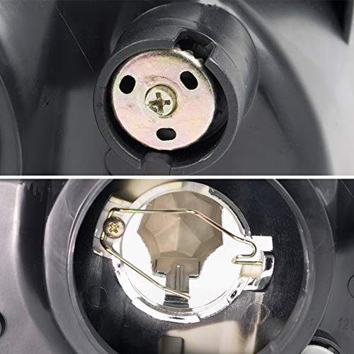 93-97 Honda Del Sol Smoke Headlights Pair - Left & Right Replacement Lamps for Enhanced Night Visibility & Style | Perfect for Upgrades, Restorations & Custom Builds