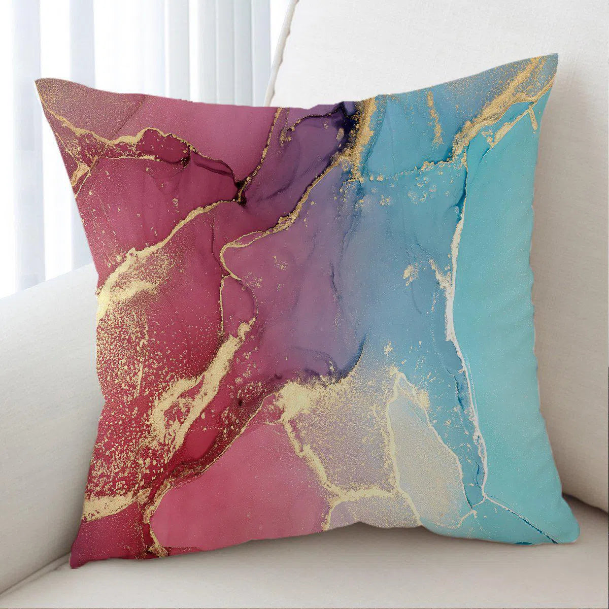 Premium Budelli Beach Pillow Cover Set - Soft & Breathable Cotton Cushion Covers for Outdoor, Patio, and Coastal Home Decor