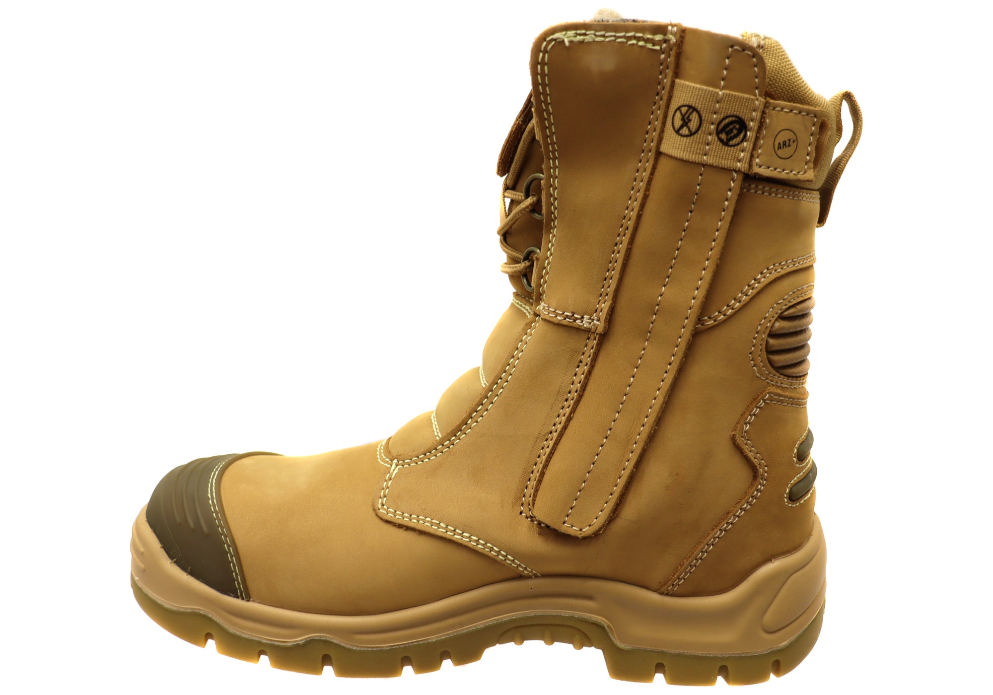 KingGee Men's Bennu Steel Toe Work Boots - Safety Shoes for Construction, Warehouse & Industrial Work - OSHA Compliant Rigger Boots for Heavy Duty Protection
