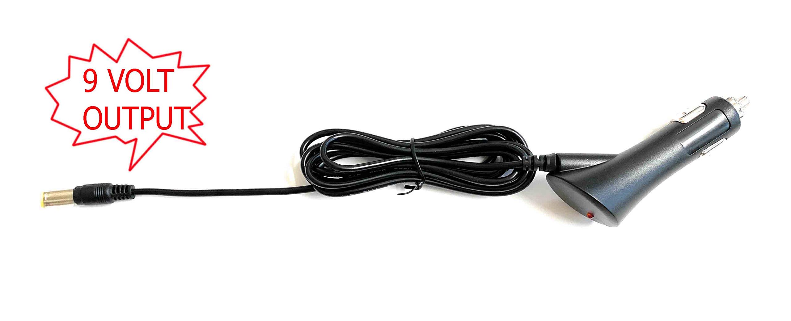 9V Car Charger Adapter for GRE PSR-300 Scanner - Compatible Replacement Power Cord for On-the-Go Scanning (Road Trips, Emergency Preparedness, Field Research)