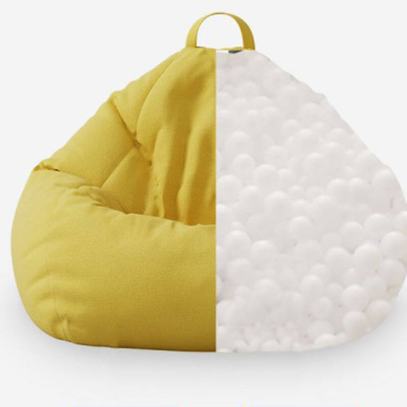 Portable Armless Bean Bag Chair for Adults - Lightweight, Foldable with Storage Bag - Perfect for Lounging, Gaming, and Small Spaces