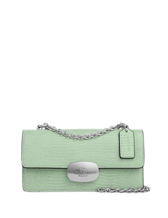 Coach Eliza Flap Crossbody Bag for Women | Genuine Leather Shoulder Purse with Adjustable Strap | Perfect for Work, Travel & Everyday Use
