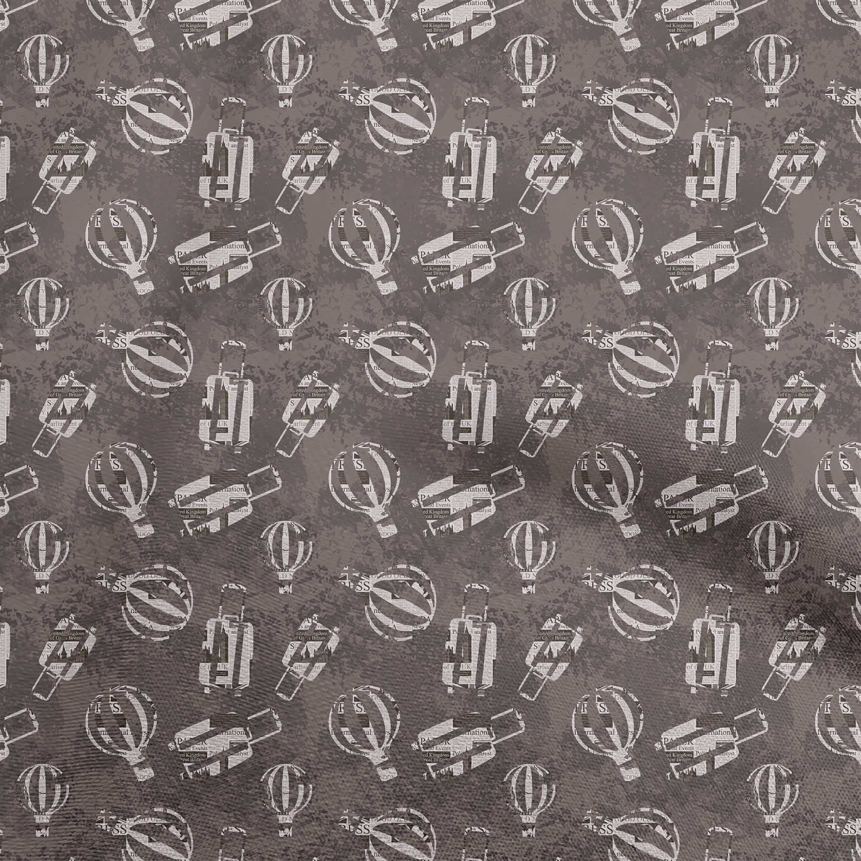 oneOone Rayon Gray Fabric - 56 Inch Wide Printed DIY Sewing Material for Clothing, Dresses & Crafts | Perfect for Travel Sewing Projects & Home Decor