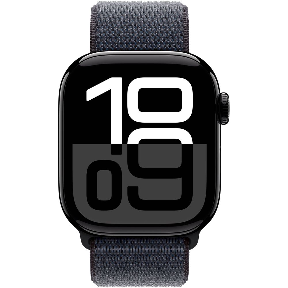 Apple Watch Series 10 (Gen 10) 42mm GPS + Cellular - Space Gray Aluminum Case with Black Sport Band (MWX83LW/A) - Smartwatch for Fitness Tracking, Heart Rate Monitoring & iPhone Connectivity