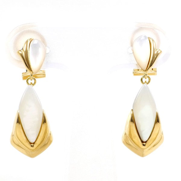 18K Yellow Gold Shell Earrings for Women - Elegant Beach Jewelry Gift for Her - Perfect for Summer Vacations, Weddings & Beach Parties