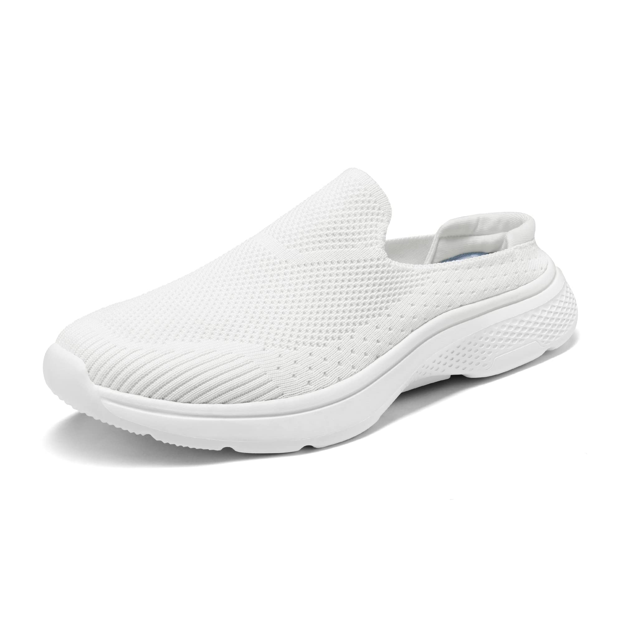DREAM PAIRS Women's Slip-On Mules Sneakers - Knit Flats with Platform, Lightweight & Breathable Non-Slip Walking Shoes for Women - Perfect for Casual Wear, Office, Travel & Daily Comfort