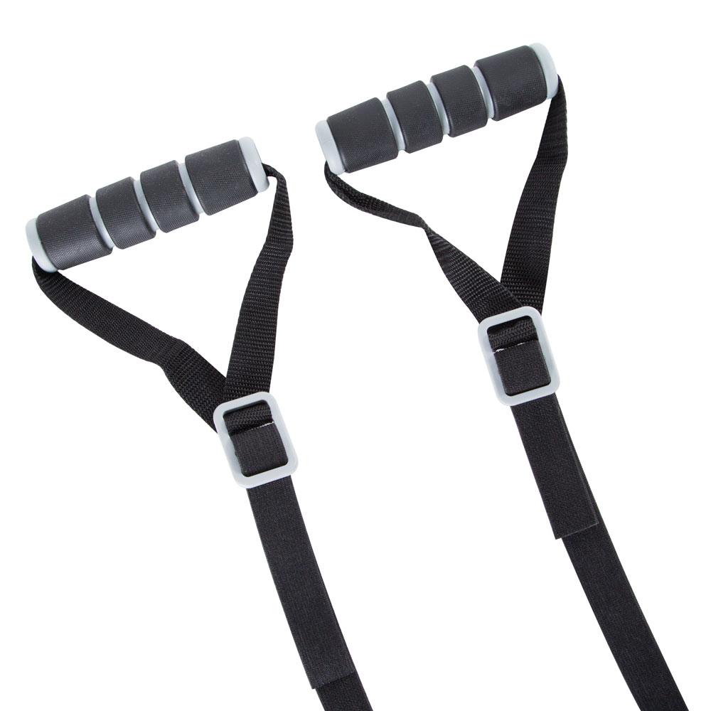 66Fit Multi Adjustable Exercise Band Set - 5 Resistance Levels for Home Workouts, Strength Training, Yoga & Physical Therapy - Perfect for Gym, Travel & Rehabilitation