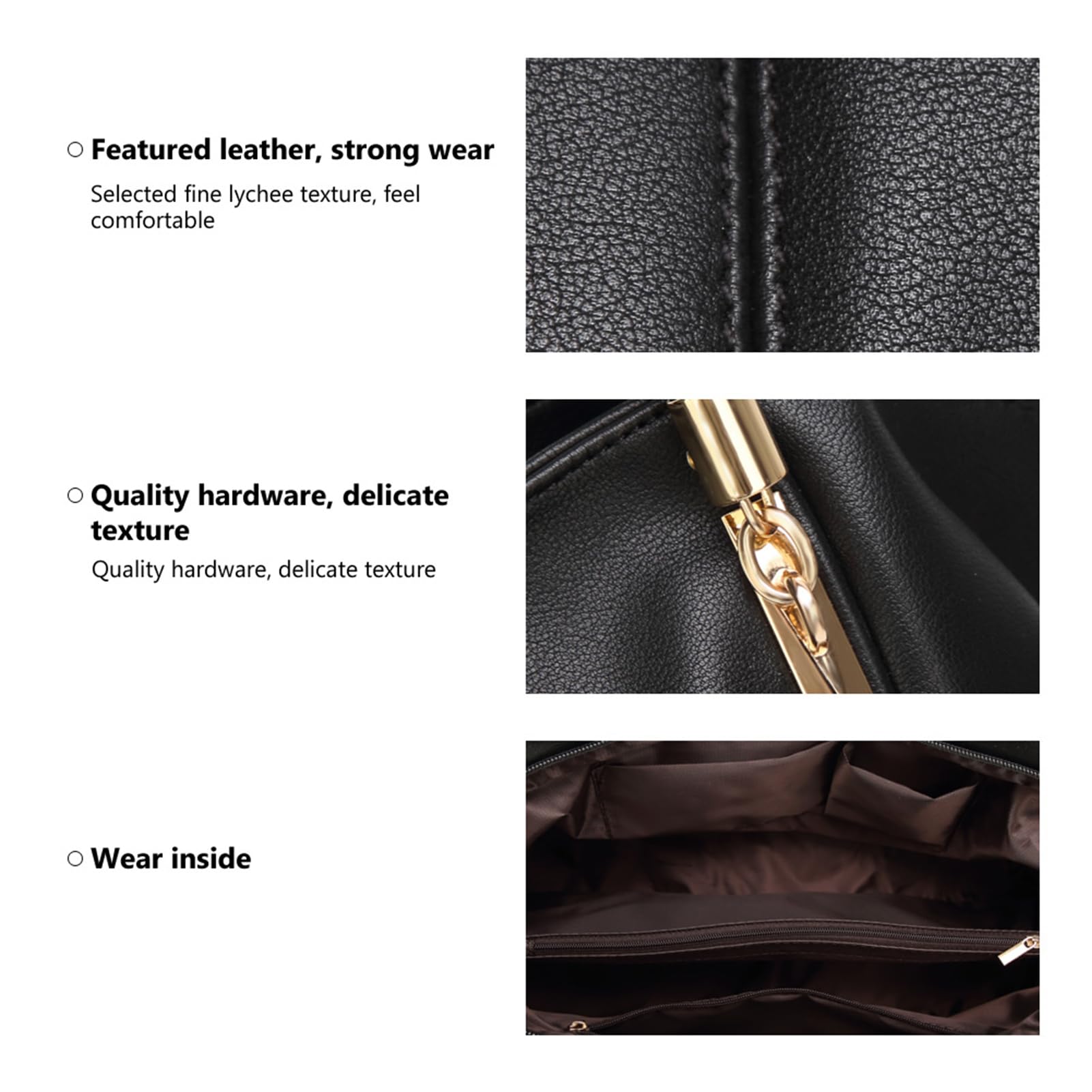 Forestfish Genuine PU Leather Women's Tote Bag - Stylish Shoulder Handbag Purse for Ladies - Perfect for Work, Travel & Everyday Use