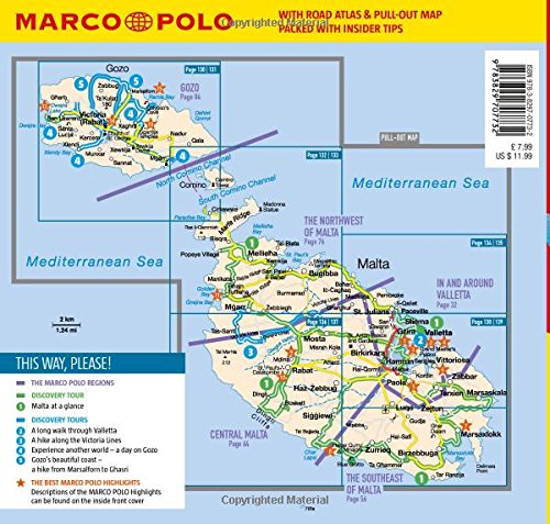Malta & Gozo Travel Guide - Marco Polo Pocket Guide | Compact Travel Book with Maps & Insider Tips for Exploring Malta's Beaches, Historic Sites & Local Culture