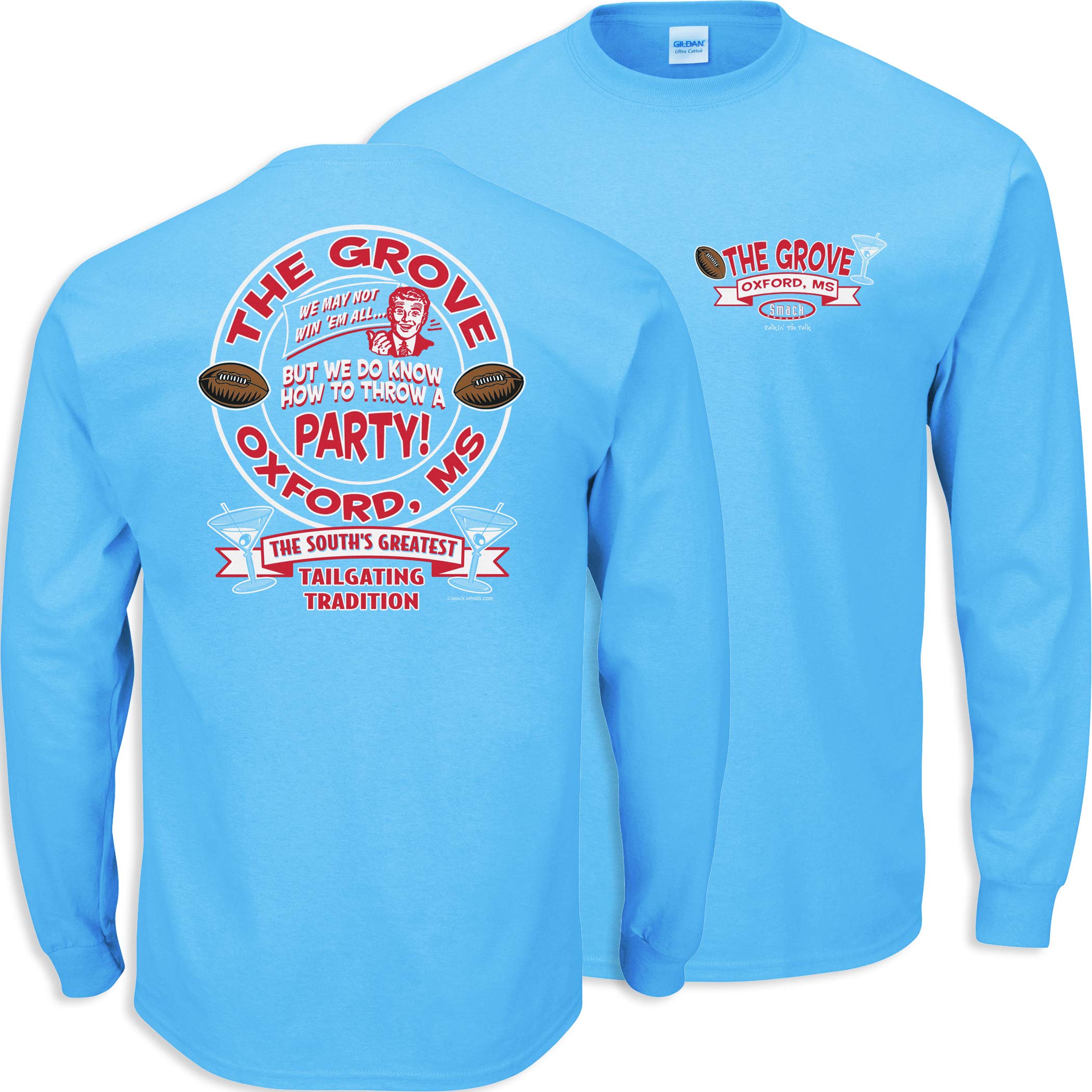 Ole Miss Football Fan T-Shirt for Men & Women - The Grove Tailgating Tradition (Sizes SM-5XL) - Perfect for Game Day, College Parties & Southern Pride