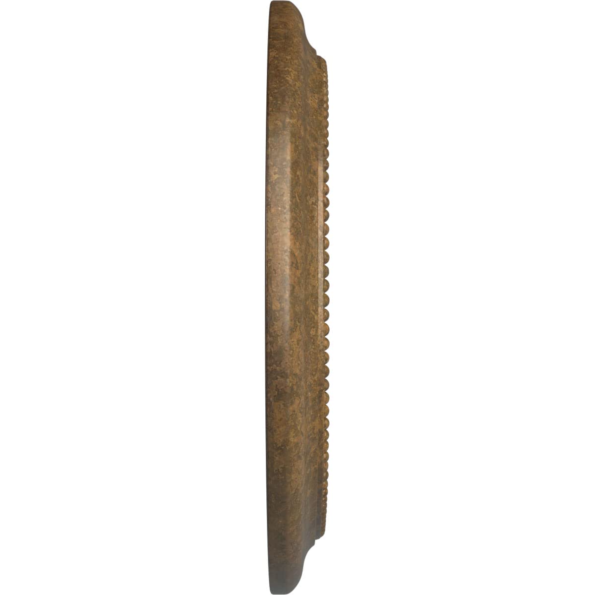 Ekena Millwork CM24CRRZS Crendon 24-Inch Ceiling Medallion - Hand-Painted Rubbed Bronze Finish, 24 1/8