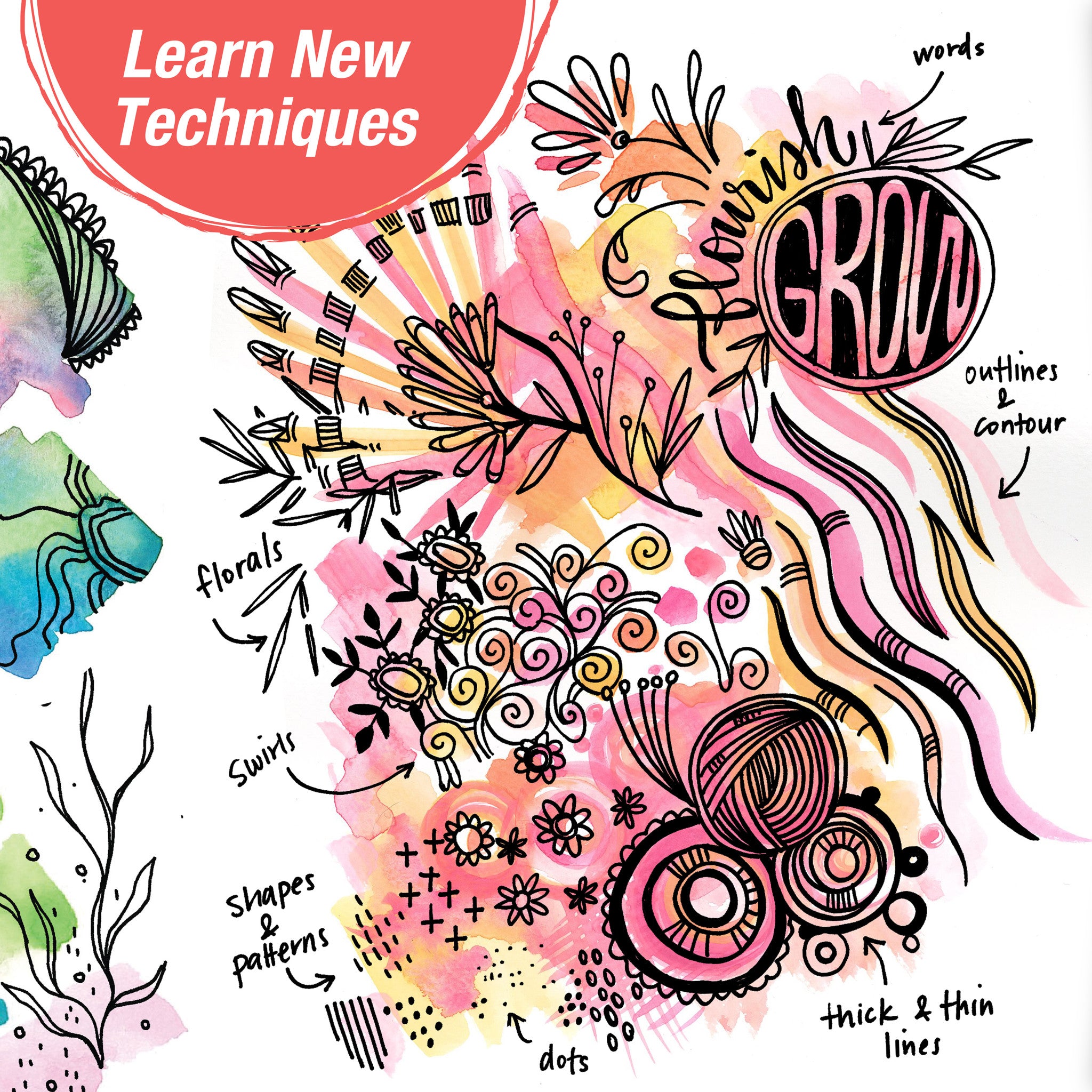 Reverse Coloring & Doodling Book - Brights Edition #770425 | Creative Stress Relief for Adults & Kids | Perfect for Art Therapy, Mindfulness & Relaxation Activities