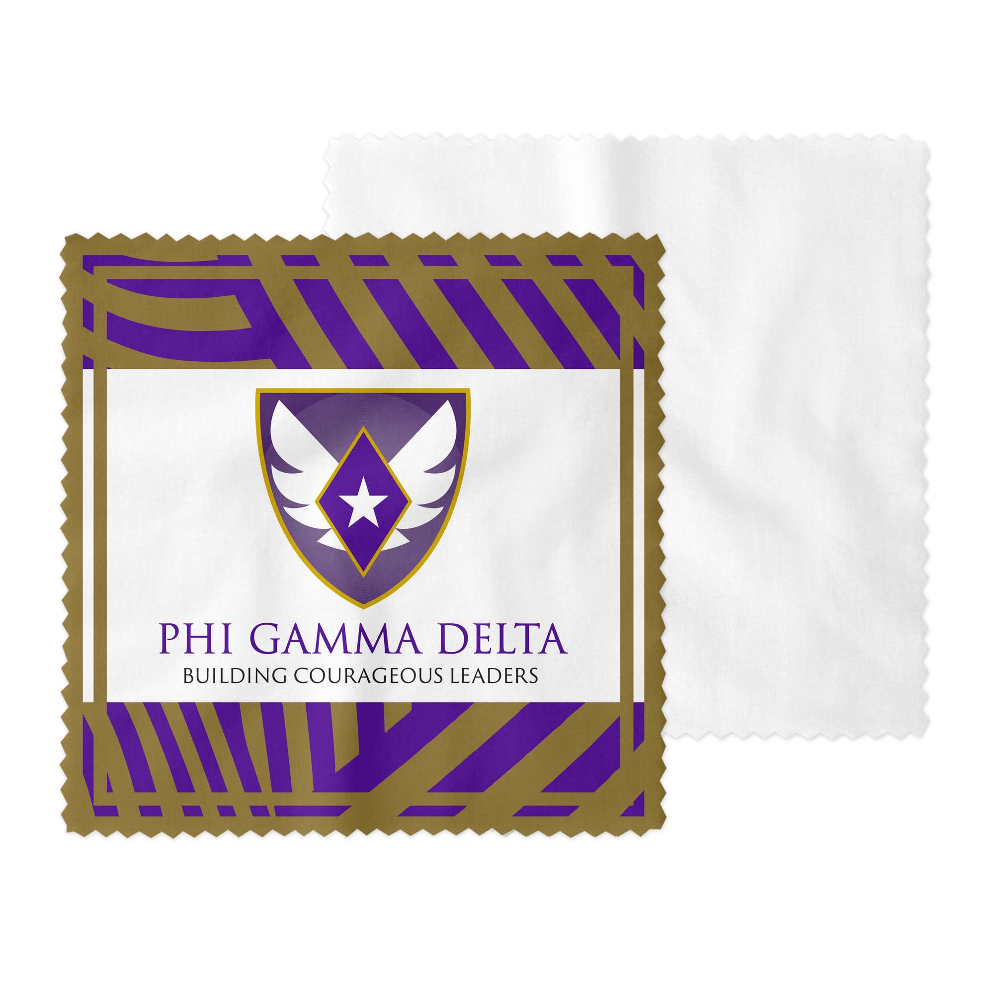 Phi Gamma Delta Eyeglass Cleaner & Microfiber Cleaning Cloth - Premium Lens Cleaning Kit for Glasses, Sunglasses & Screens - Perfect for Fraternity Members, Students & Professionals