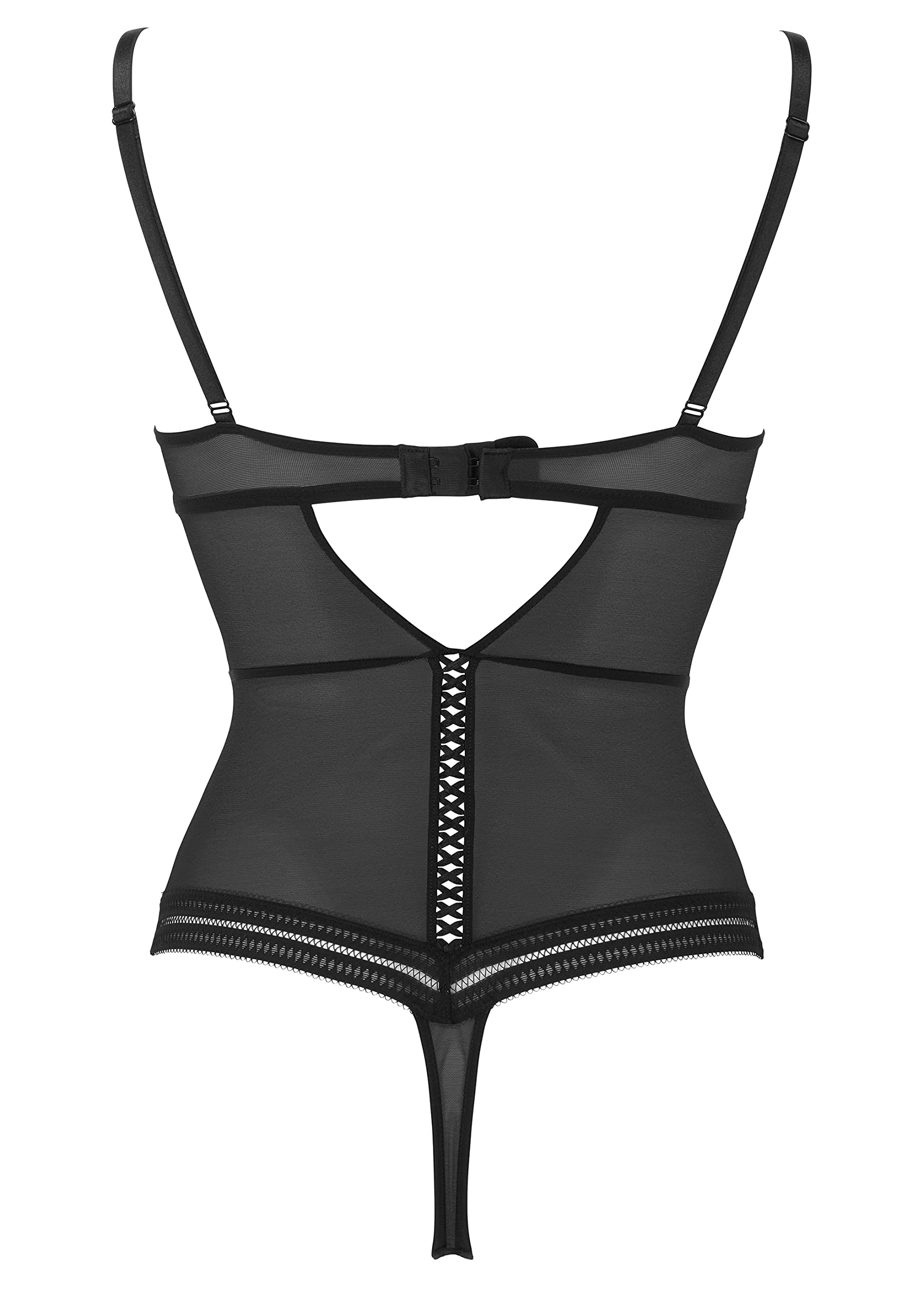 Gossard Women's Contradiction Plunge Body Shapewear Bodysuit - Seamless Tummy Control Shapewear for Women, Slimming Full Body Shaper - Perfect for Dresses, Evening Wear & Special Occasions
