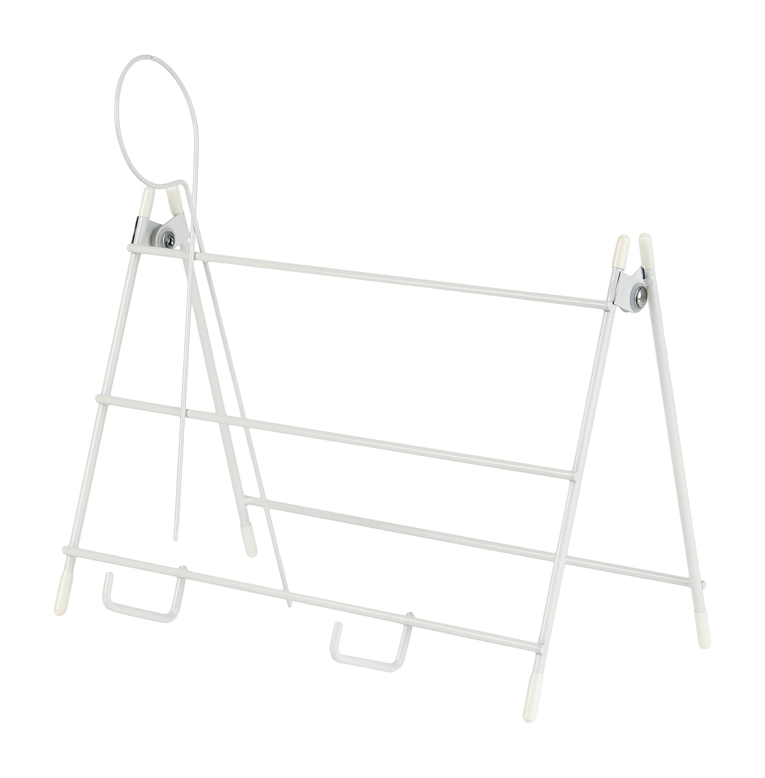 Homecraft Adjustable Metal Folding Book Stand - Universal Reading Holder for Books, Magazines & Newspapers | Portable Hands-Free Reading Aid with Secure Book Clip | Perfect for Home, Office & Library Use