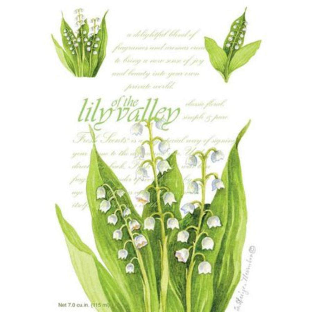 Fresh Scents Scented Sachets - Lily of the Valley Fragrance (Pack of 6) | Natural Air Freshener for Closet, Drawer & Car | Long-Lasting Aroma for Home & Office