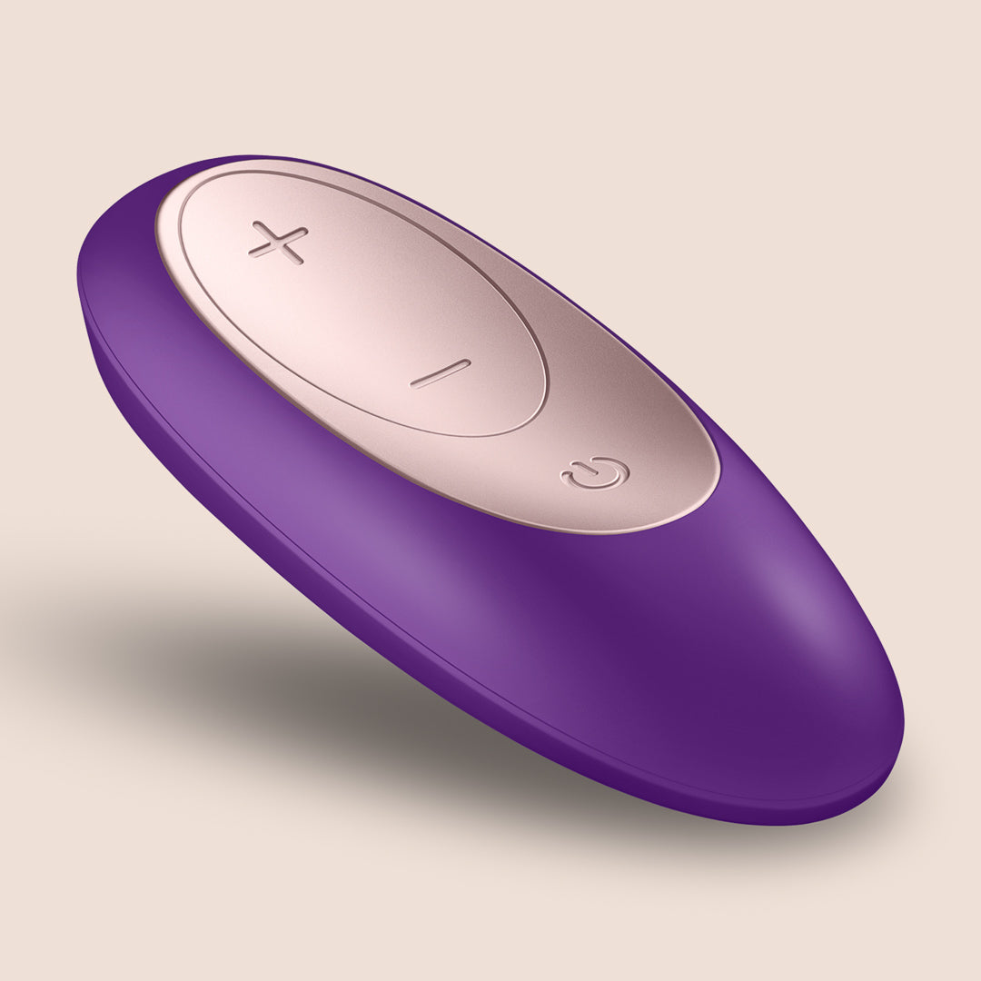 Satisfyer Double Plus Remote - Rechargeable Dual Stimulation Vibrator for Vaginal & Clitoral Pleasure | Wireless App Control | Perfect for Couples Play & Solo Intimate Moments