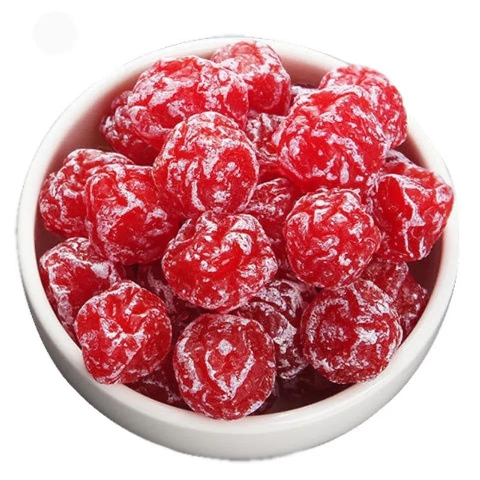 Yogurt Plums 17.64oz/500g - Sweet & Sour Dried Fruit Snacks, Prunes & Preserved Plums | Healthy Chinese Dim Sum, Vegetarian Treats | Perfect for Office Snacks, Travel Food & Gift Packs