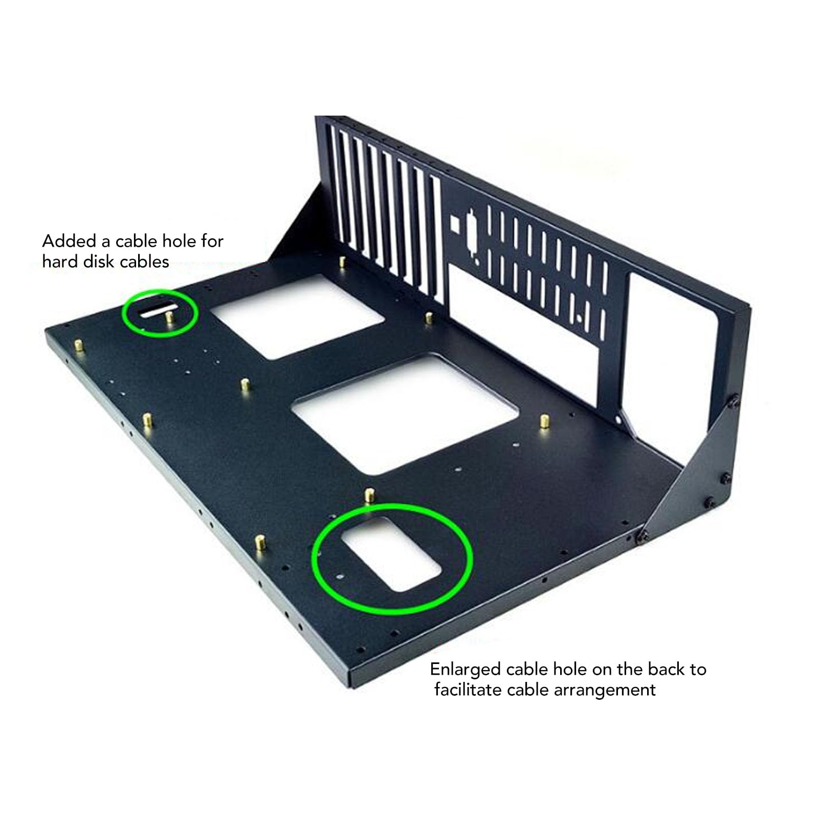 DIY Gaming Computer Case - ATX Open Chassis Rack for X79/X99 Dual Server Motherboards | Supports ATX, Micro ATX & ITX | Perfect for Custom PC Builds & Gaming Rigs