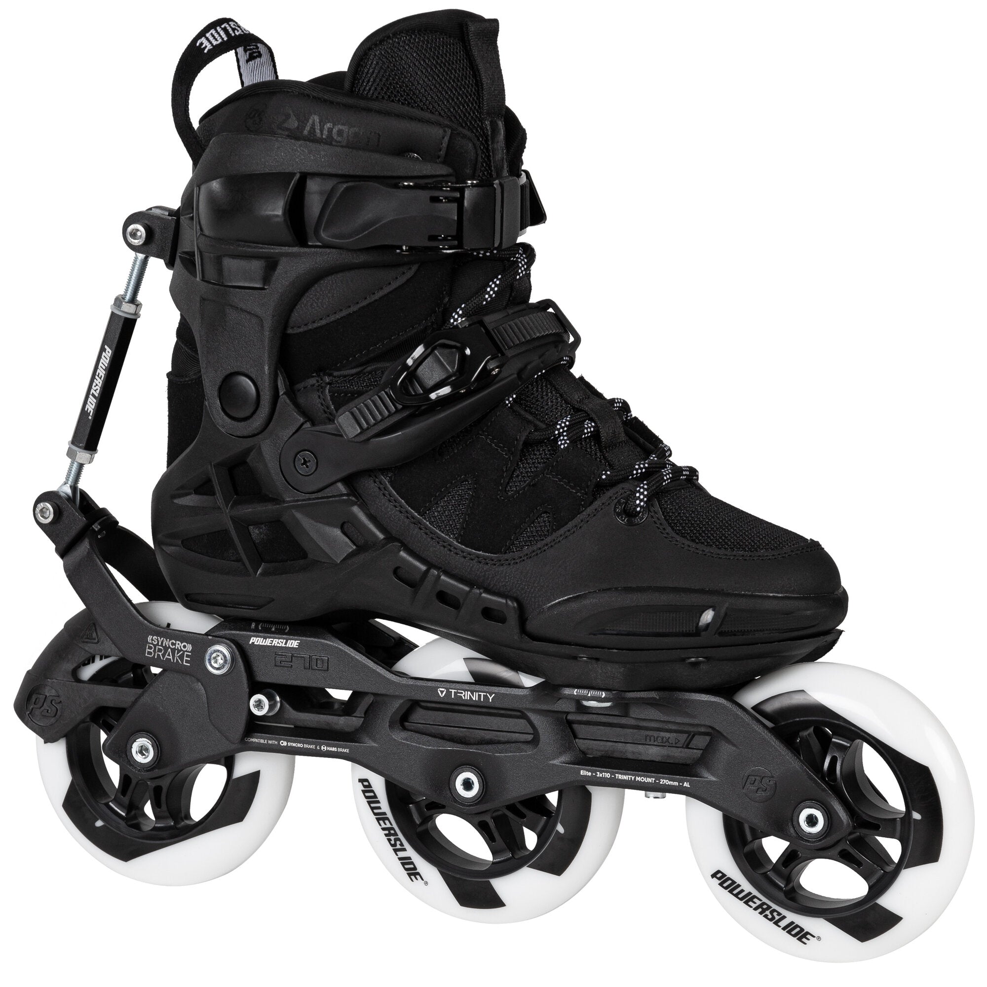 Phuzion Argon Syncro Black 110 - Premium Cycling Shoes for Road & Mountain Biking - Lightweight & Durable Performance Footwear for Professional Cyclists & Enthusiasts | Perfect for Training, Racing & Outdoor Adventures