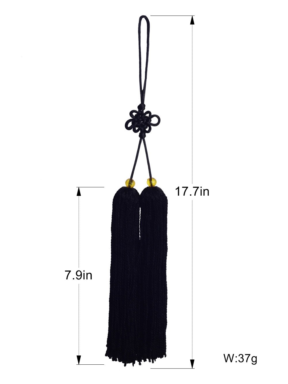 Premium Chinese Knot Sword Tassel - Extendable Kung Fu & Tai Chi Sword Accessory for Martial Arts Training, Home Decor, and Gift Giving