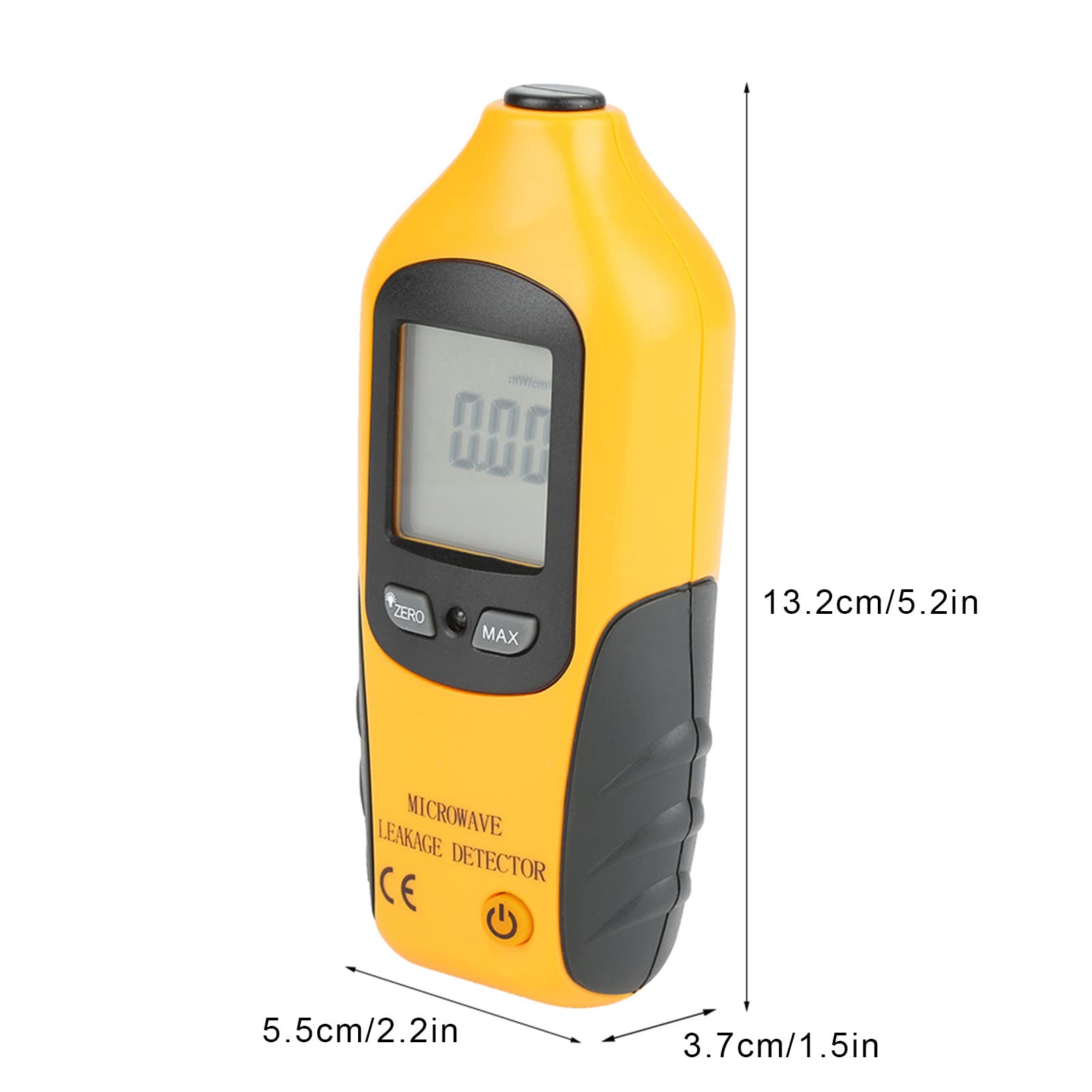 Microwave Leak Detector with Digital LCD Display - EMF Meter for 2450MHz Radiation Testing, Home Microwave Oven Safety Check (Ideal for Kitchen Safety & Appliance Maintenance)