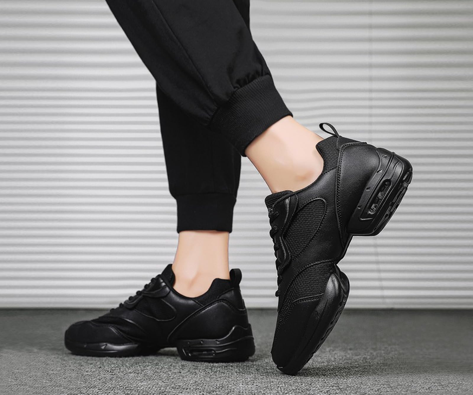 AOQUNFS Men's Latin Dance Shoes - Salsa, Practice, Competition & Casual Dance Sneakers, Style 201 - Perfect for Ballroom, Social Dancing & Performances