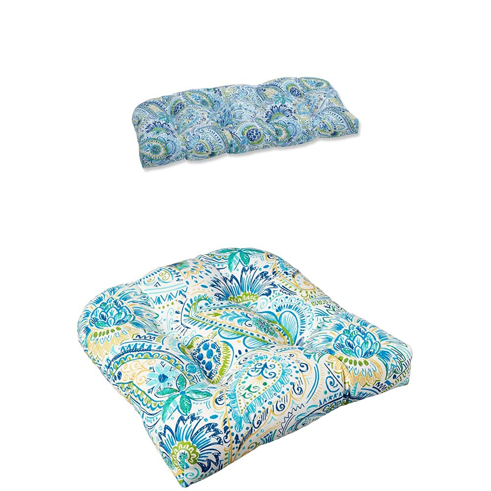 Premium Gilford Baltic Tufted Seat Cushions Set - 2 Pack Round Back (19