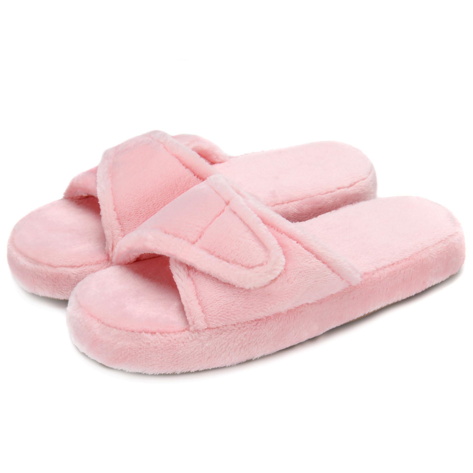 Winforea Women's Fuzzy Slip-On Indoor Slippers - Comfortable House Shoes with Arch Support for Prolonged Standing | Perfect for Home, Office & Relaxation
