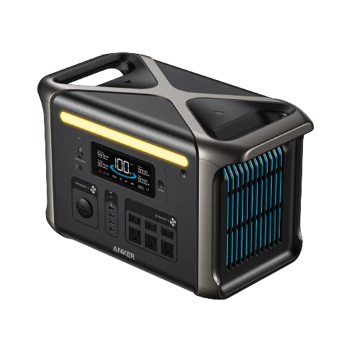 Anker SOLIX F1500 1536Wh 1800W Portable Power Station with WiFi Remote Control | Backup Power for Home, Camping, RV & Outdoor Adventures