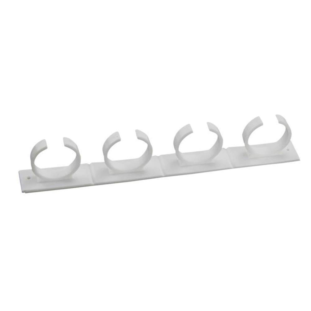 VALINK 3-Pack Spice Gripper Clip Set - 20 Clips for Organizing Kitchen Spice Jars, Seasoning Storage Rack - Wall Mount or Cabinet Door Mount - White - Perfect for Pantry, Spice Cabinet & Kitchen Organization