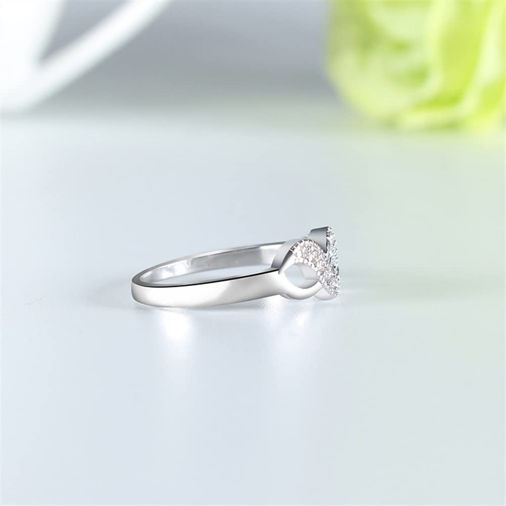 925 Sterling Silver Infinity Ring for Women - Endless Love Symbol, Fashion Jewelry, Size 3 | Perfect for Anniversaries, Weddings & Romantic Gifts
