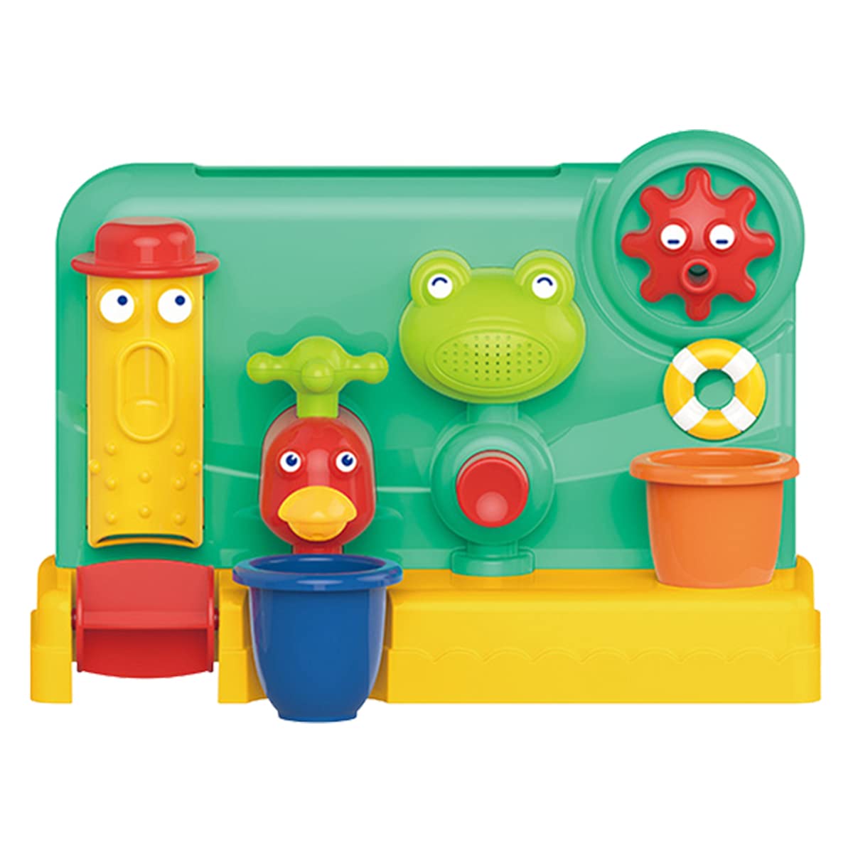 Homtgoe Waterfall Bath Toy with 2 Suction Cups - Early Educational Waterwheel & Windmill Bathtub Toy for Kids 4+ | Improves Fine Motor Skills | Perfect for Bath Time Play & Sensory Development
