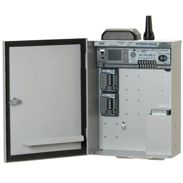 Hydro Rain HSC 1600M 16-Station Modular Sprinkler Controller - Perfect for Residential & Commercial Lawn Irrigation Systems