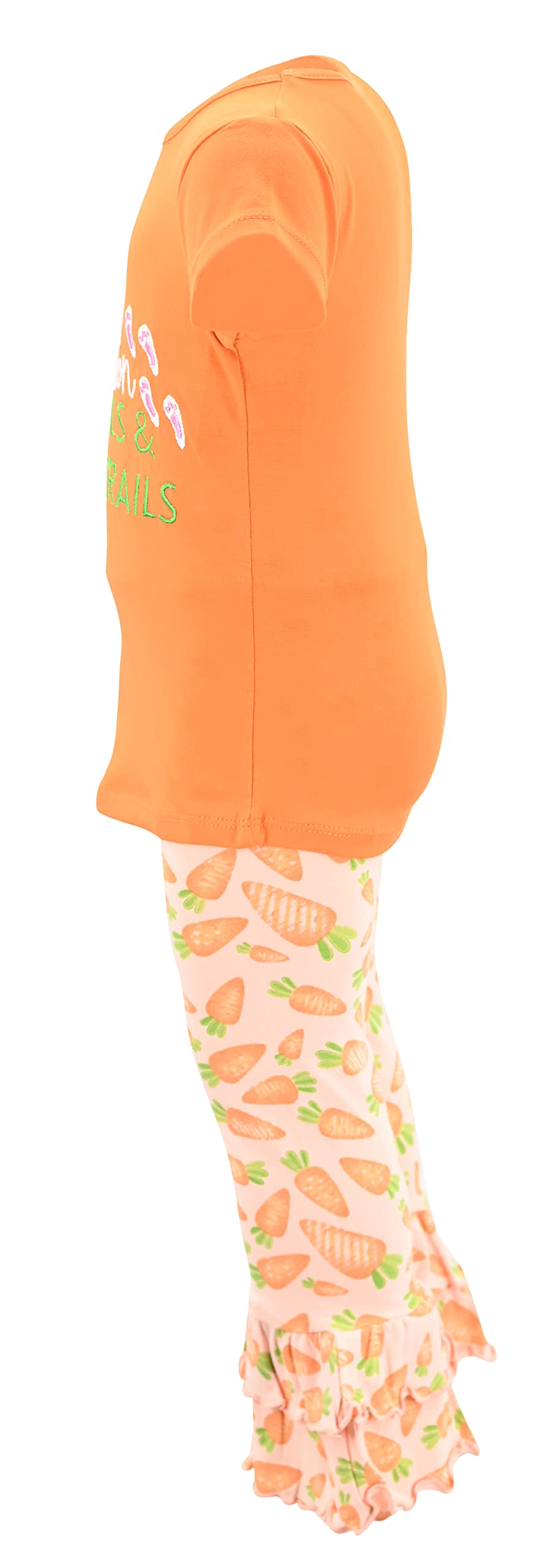 2-Piece Baby Girl Outfit - Ruffle Leggings & Shirt for Toddlers | Playtime & Party Wear