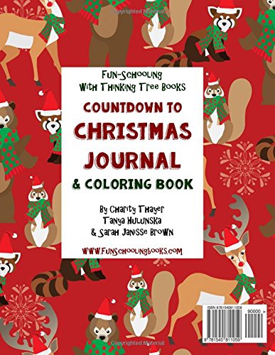 Christmas Countdown Journal & Coloring Book - Holiday Activities, Recipes, Poems, Traditions & Games for Kids & Adults | Perfect for Family Bonding & Festive Fun