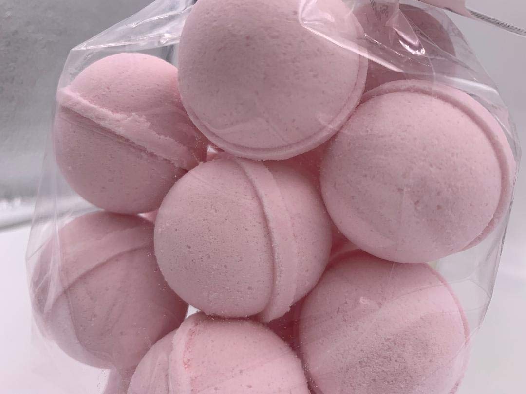Pure Watermelon Bath Bombs with Shea Butter - Ultra Moisturizing for Dry Skin - 14 Count Pack | Perfect for Relaxing Spa Nights & Self-Care Gifts
