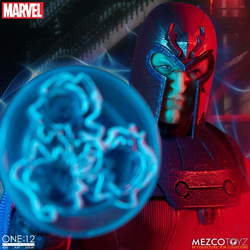 Mezco Toyz One:12 Collective Magneto Action Figure - Premium Collectible for Marvel Fans & Display