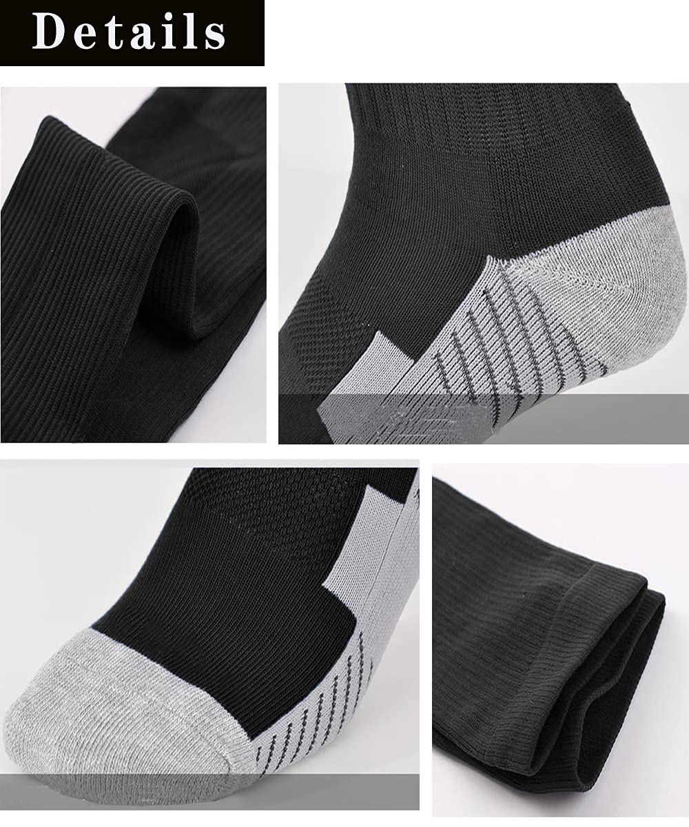 Baseball Socks 3 Pairs for Kids Youth & Adults (4-20 Years) - Team Sports Athletic Socks with Cushion for Baseball, Softball & Soccer - Perfect for Games, Practice & Training