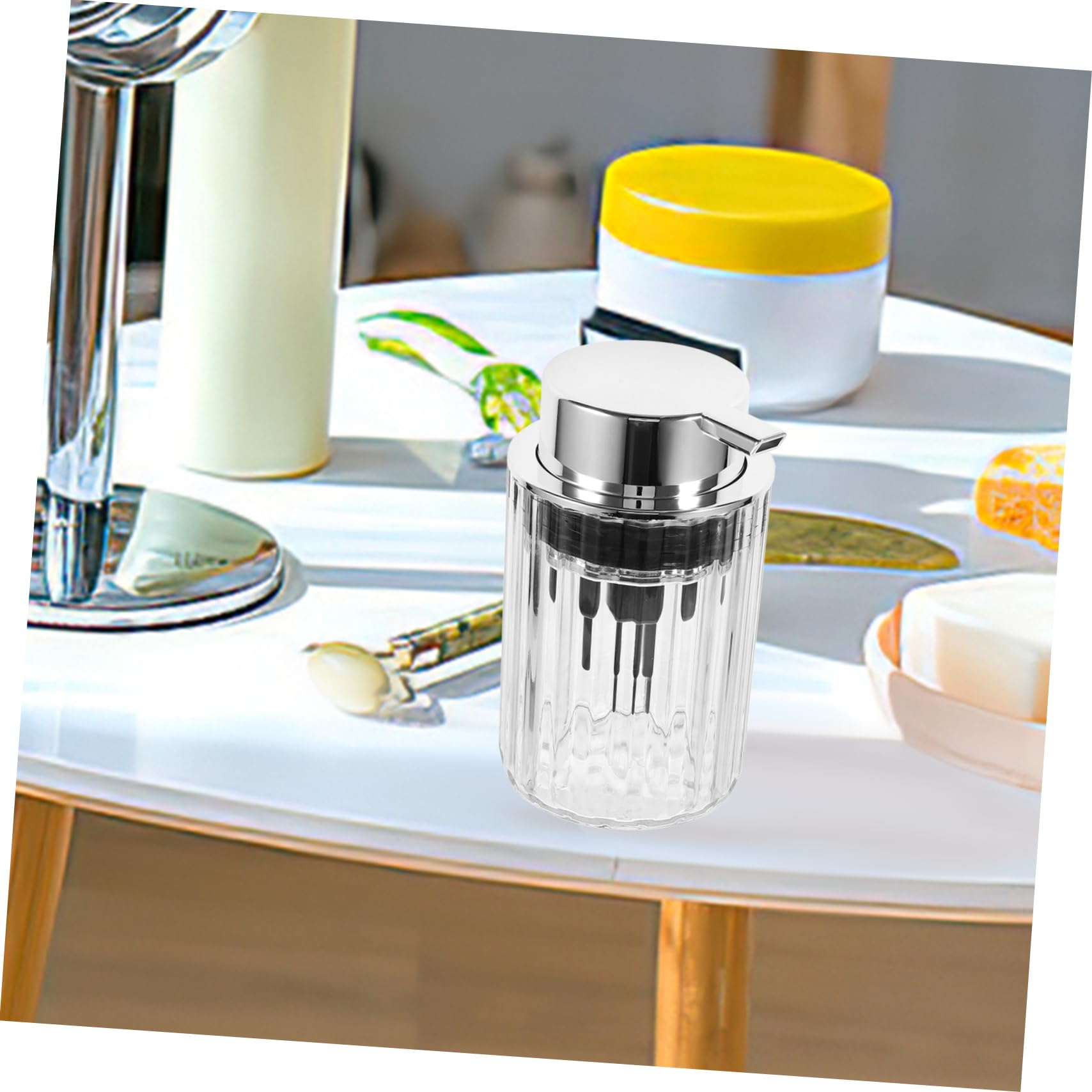 NOLITOY 300ml Foaming Pump Bottle - Portable Bubble Maker Dispenser for Face Wash & Hand Soap - Stylish Transparent Design - Perfect for Bathroom, Kitchen & Travel Essentials