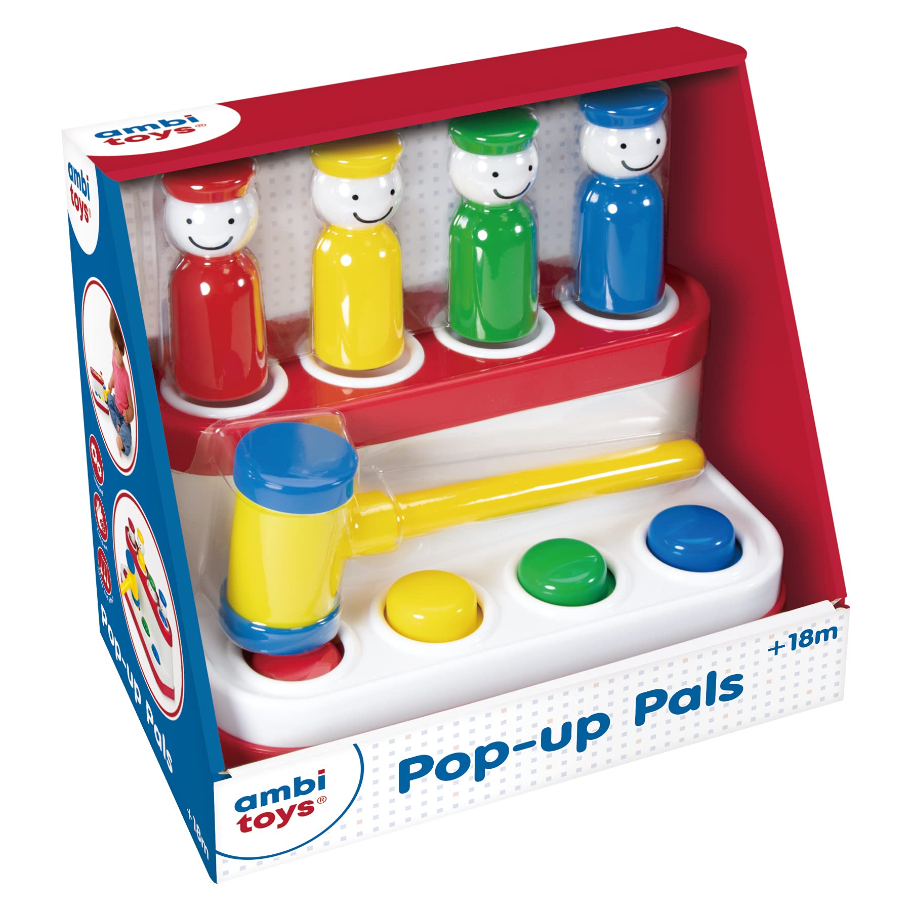 Ambi Toys Pop-Up Pals - Fun Interactive Pop-Up Toy for Toddlers & Kids - Perfect for Playtime, Learning & Developmental Activities