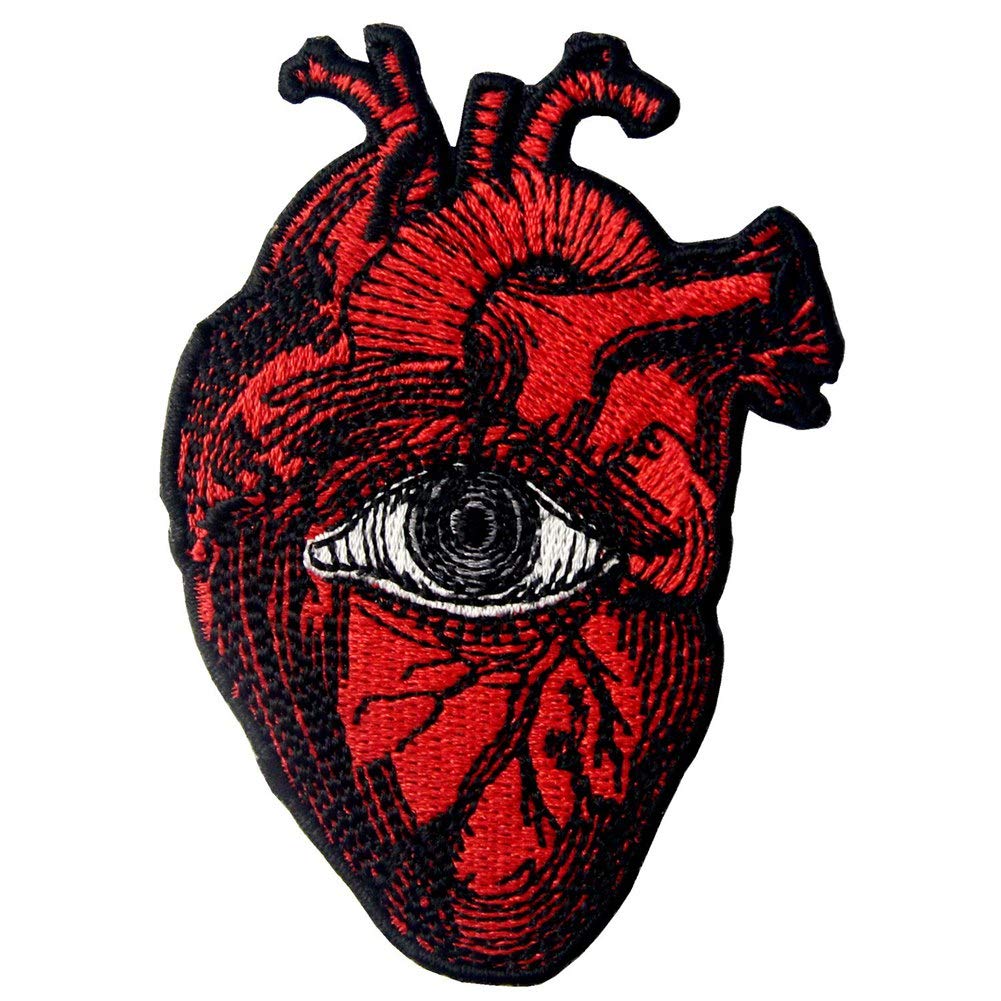 All Seeing Eye Embroidered Patch - Iron On or Sew On Badge for Jackets, Bags & DIY Crafts - Occult & Spiritual Symbol Accessory for Clothing & Accessories