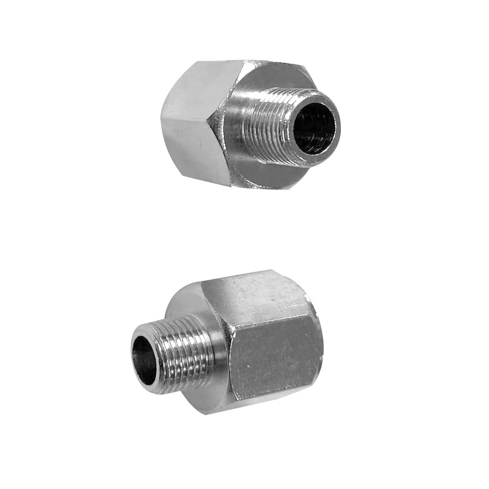 Professional 2pcs Airbrush Air Hose Connectors G1/8 Adapter - High-Quality Brass Fittings for Air Compressors, Spray Guns & DIY Painting Projects