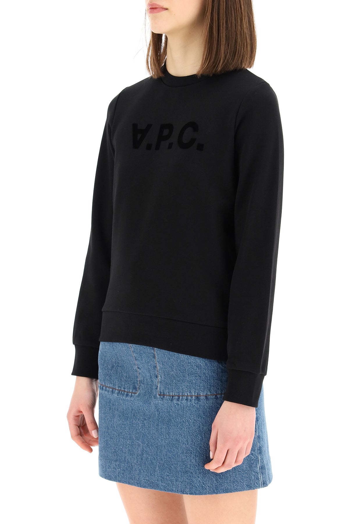 APC Logo Embroidered Sweatshirt for Men & Women - Casual Pullover Hoodie for Streetwear & Everyday Comfort