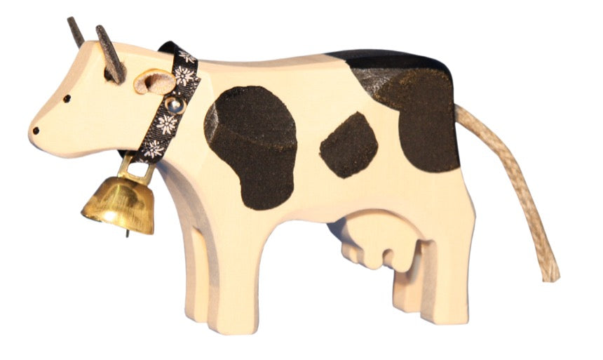 Marc Trauffer Traditional Swiss Cows Figurine - Authentic Swiss Decor for Home & Office - Perfect for Farmhouse, Alpine, and European Style Decorations