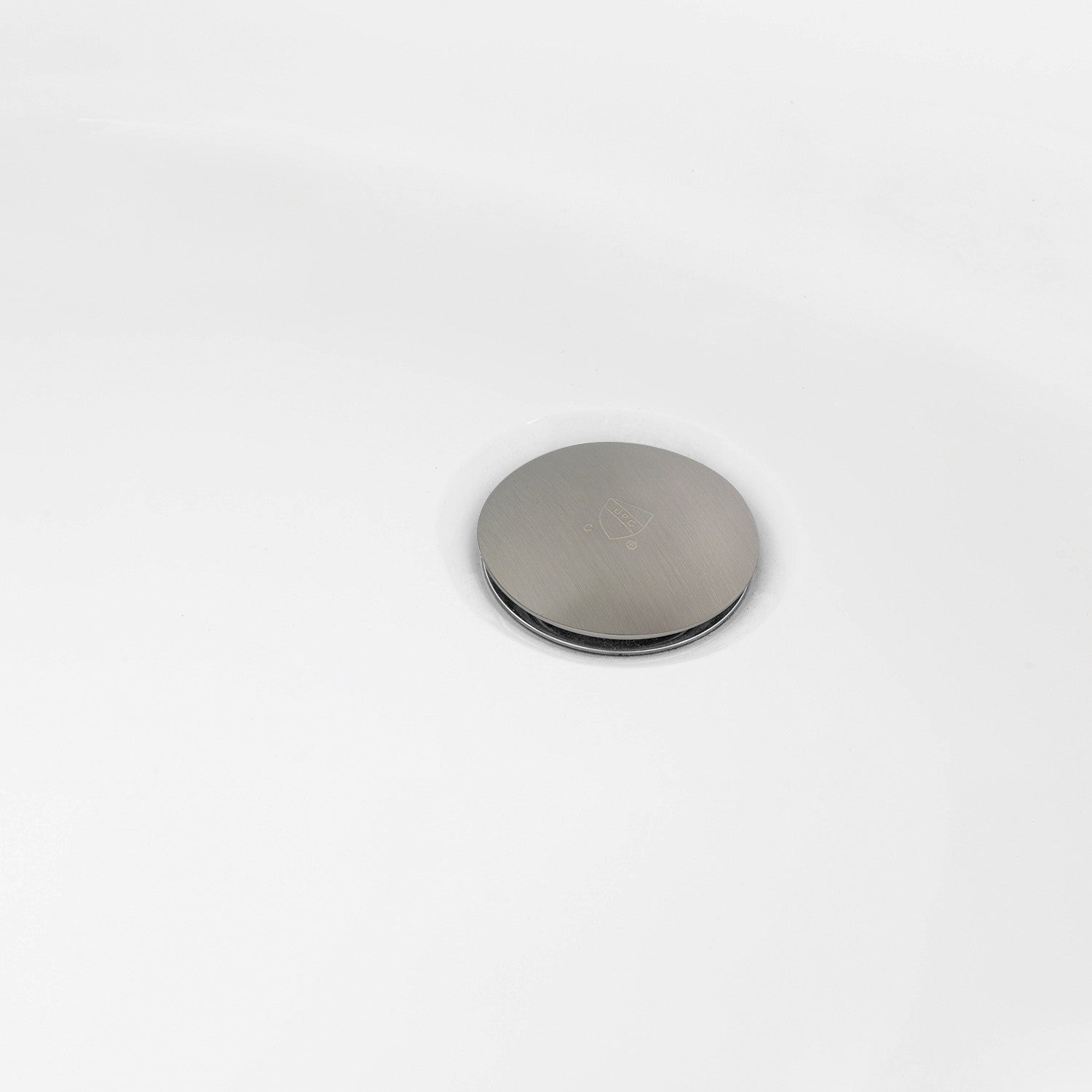 Aqua Eden 67 Inch Acrylic Oval Freestanding Bathtub - Glossy White with Brushed Nickel Drain - Double Ended Soaking Tub for Luxury Bathroom & Spa Relaxation at Home