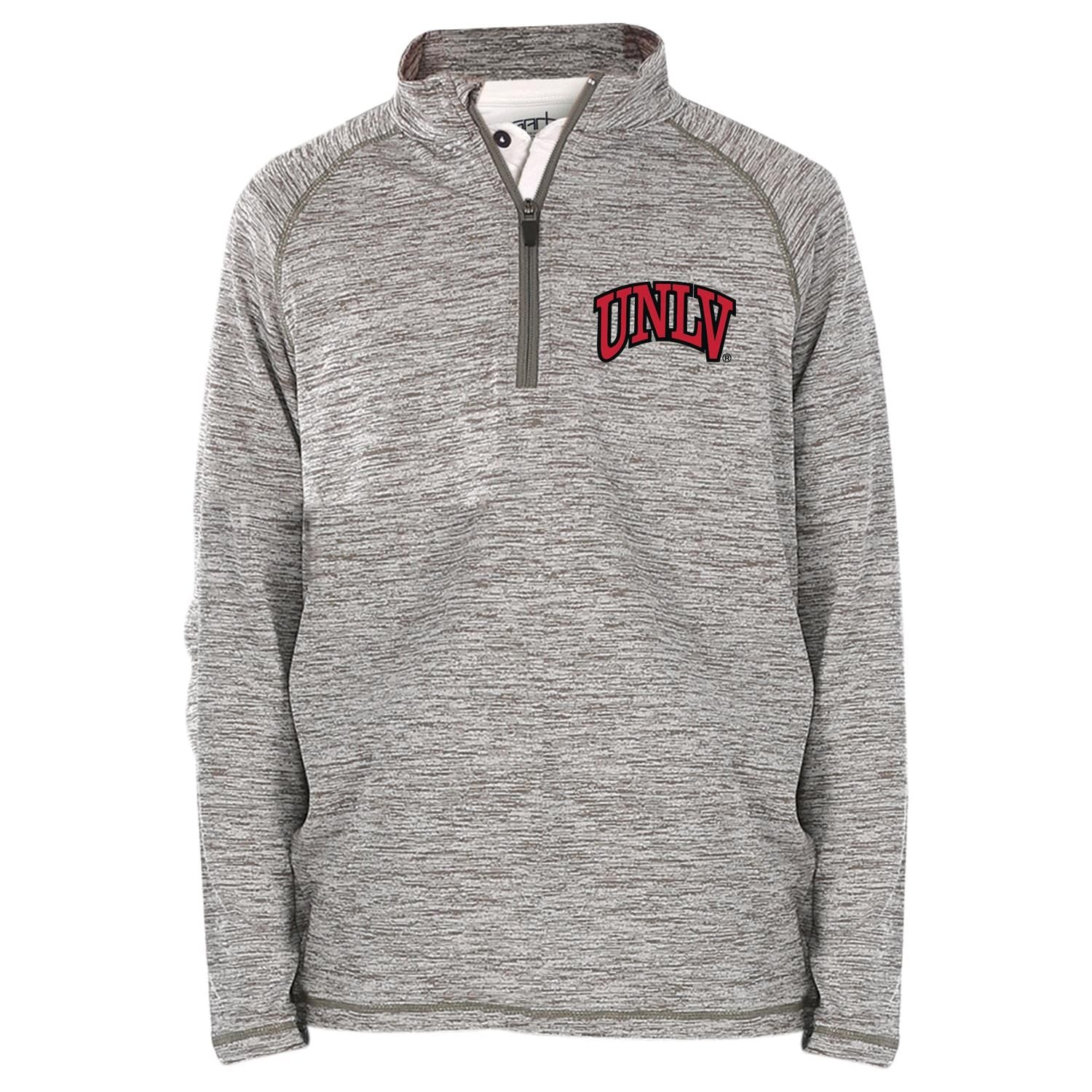 UNLV Rebels Youth Boys' 1/4 Zip Pullover Fleece Jacket - Lightweight Warm Athletic Top for School & Game Day
