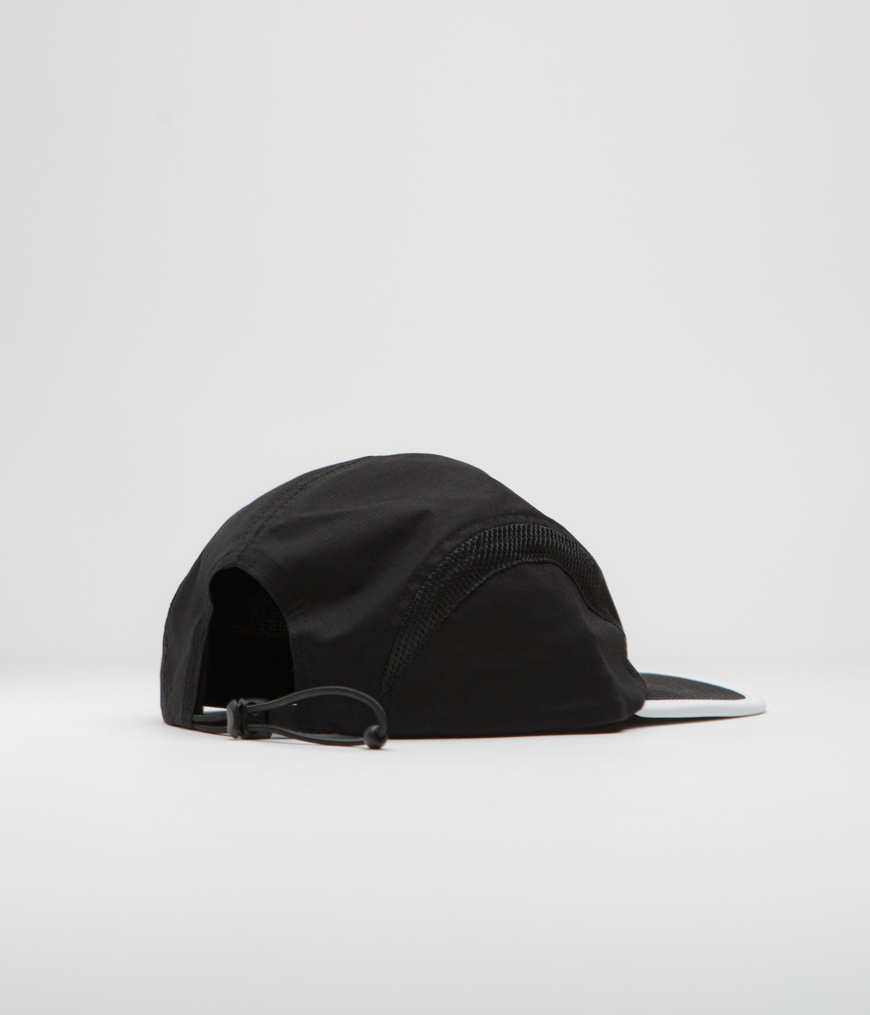 Butter Goods Equipment 4-Panel Snapback Cap - Black | Adjustable Unisex Baseball Hat for Men & Women | Perfect for Streetwear, Sports & Outdoor Activities