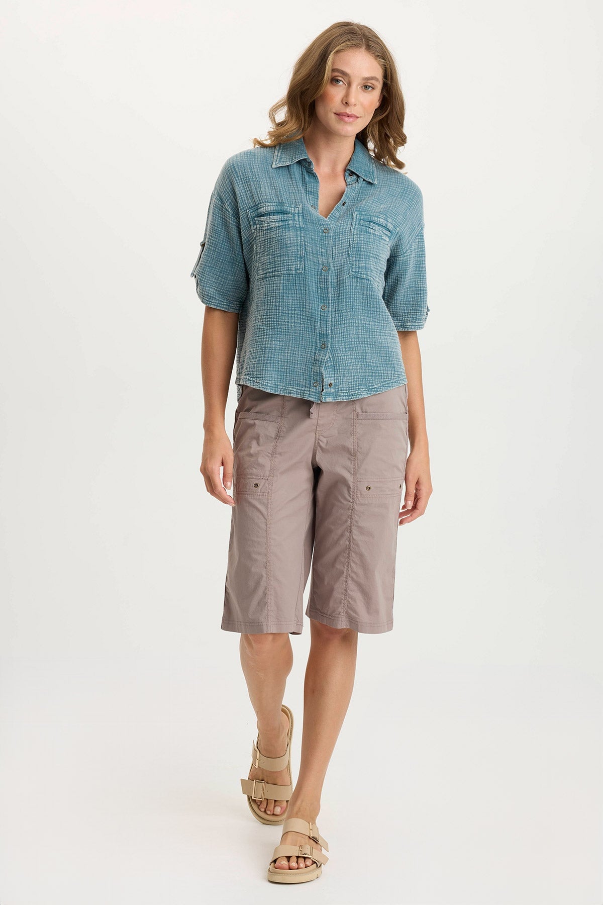 Stylish Black Poplin Wide Leg Bermuda Shorts for Women | Comfortable & Trendy Summer Shorts | Perfect for Casual Outings, Beach Trips & Vacations